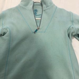 Tommy Bahama Light Blue Quarter Zip